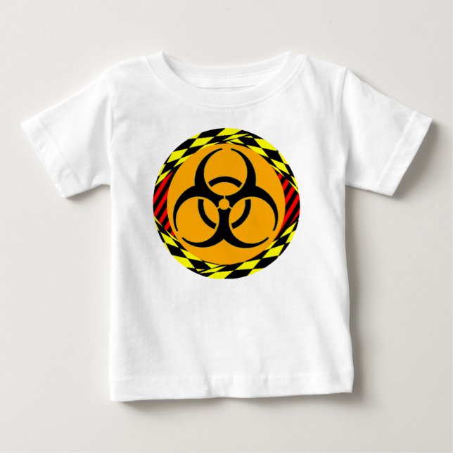 Biogefährdung Design von Kenneth Yoncich Baby T-shirt (Vorderseite)
