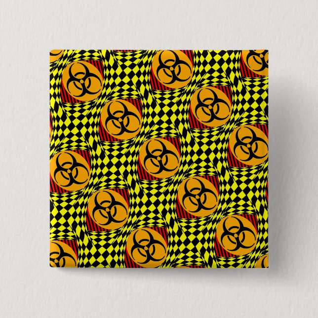 Biogefährdung Design von Kenneth Yoncich Button (Vorderseite)