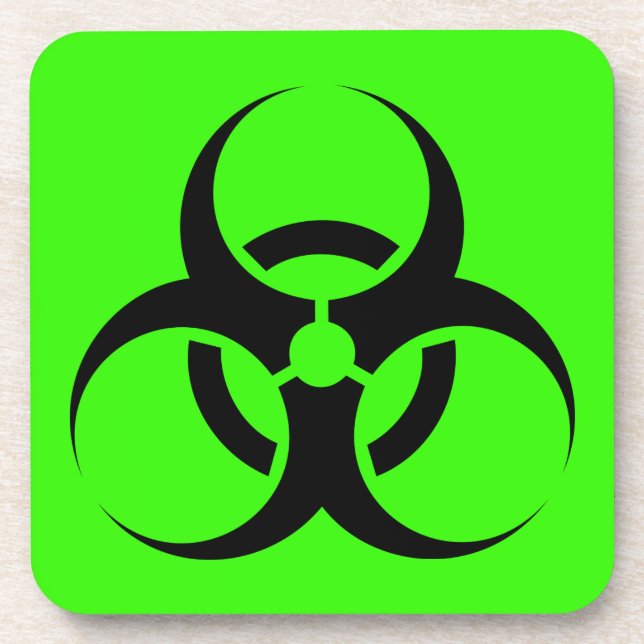 Biogefährdung Getränkeuntersetzer (Vorderseite)