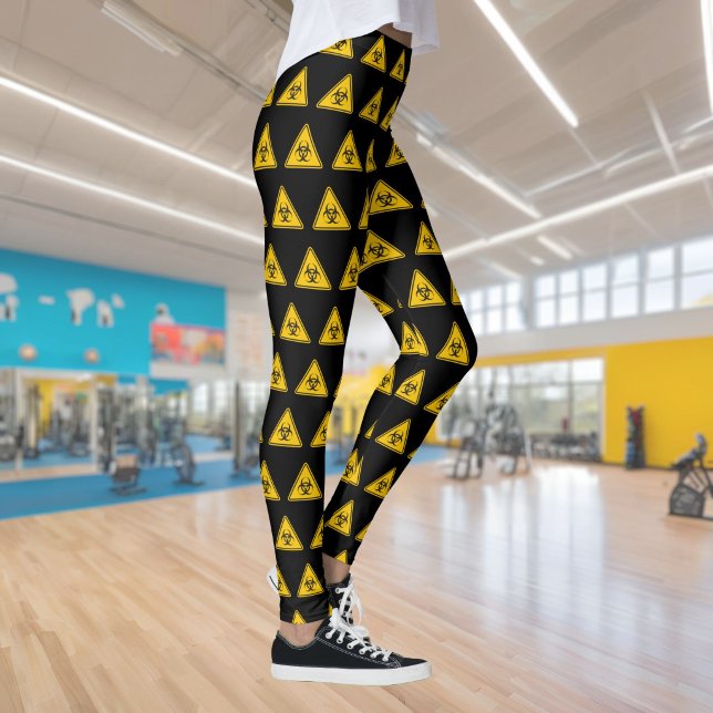 Biogefährdung Icon-Muster Leggings (Von Creator hochgeladen)
