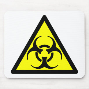 Biogefährdung Mousepad