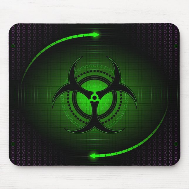 Biogefährdung Mousepad (Vorne)