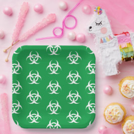 Biogefährdung Pappteller