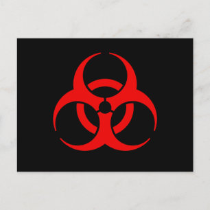 Biogefährdung Postkarte