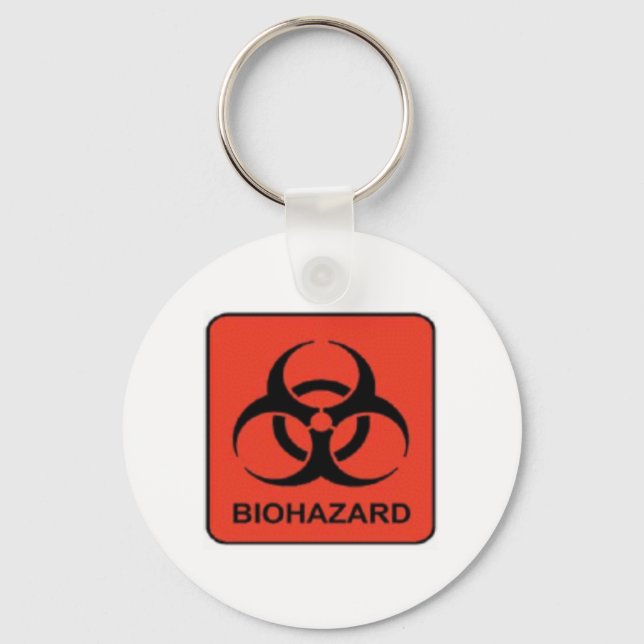 Biogefährdung_Schlüsselanhänger Schlüsselanhänger (Vorderseite)