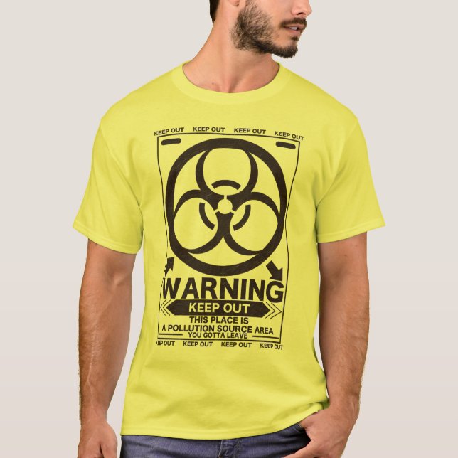 BIOGEFÄHRDUNG T-Shirt (Vorderseite)
