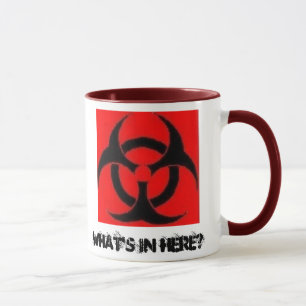 Biogefährdung, was ist herein hier? - Tasse