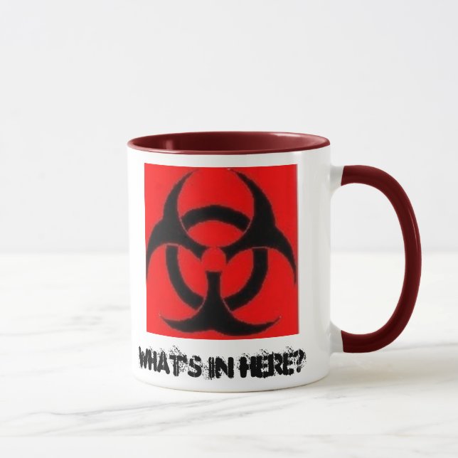 Biogefährdung, was ist herein hier? - Tasse (Rechts)
