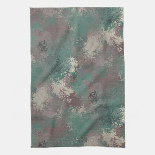 Biogefährdung Woodland Camouflage Handtuch