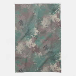 Biogefährdung Woodland Camouflage Handtuch
