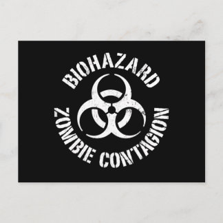 Biogefährdung: Zombie-Ansteckung Postkarte