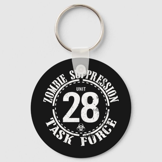 Biogefährdung: Zombie Contagion Schlüsselanhänger (Vorderseite)