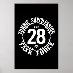 Biogefährdung-Zombie-Task Force Poster