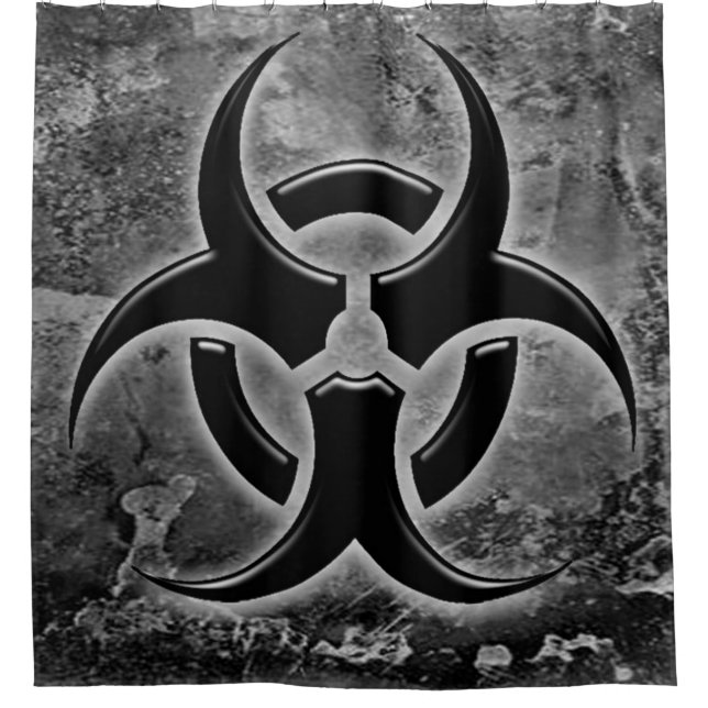 BiogefährdungDuschvorhang Duschvorhang (Vorderseite)