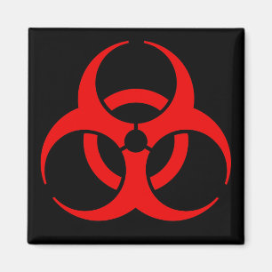Biogefährdungssymbol Magnet
