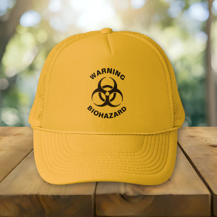 Biogefährdungssymbol Truckerkappe