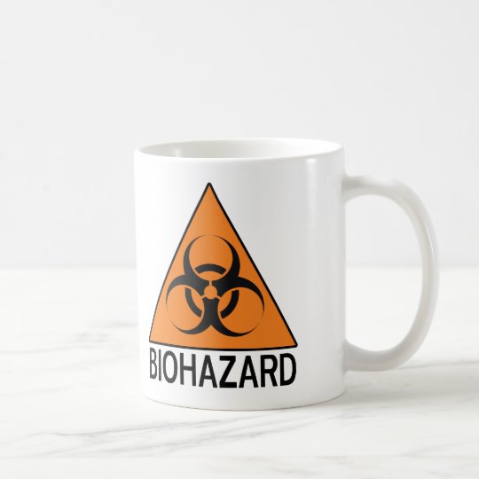 Biogefährdungzeichen Kaffeetasse