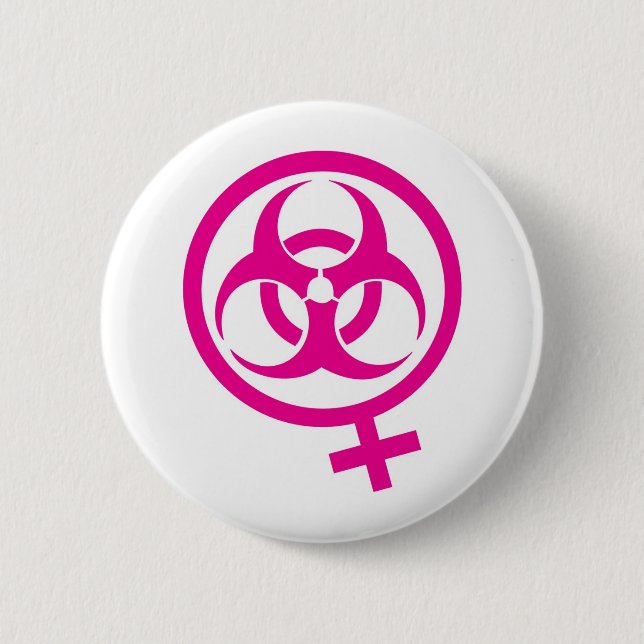 Biogefahrnfemme Button (Vorderseite)