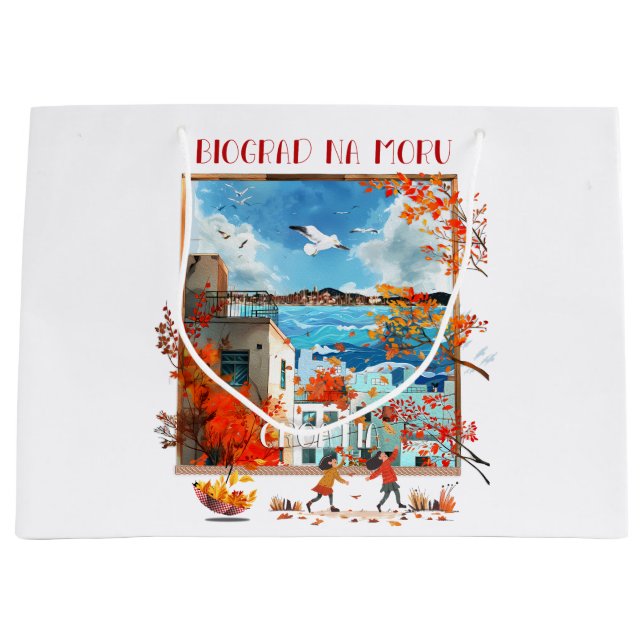 Biograd na Moru 2 Große Geschenktüte (Vorderseite)