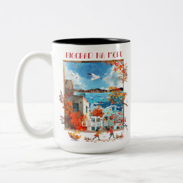 Biograd na moru 2 zweifarbige tasse