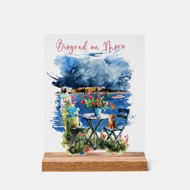 Biograd na moru 3 acrylschild (Vorderseite)
