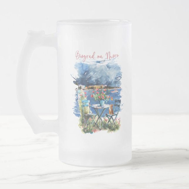 Biograd na moru 3 mattglas bierglas (Links)
