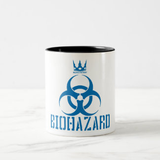 BIOHAZARD（青） ZWEIFARBIGE TASSE