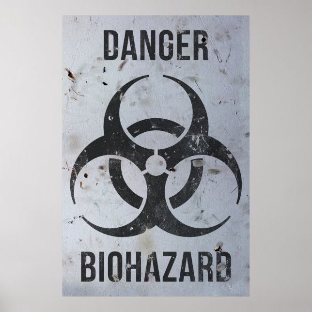 Biohazard Danger Sign Poster (Vorne)