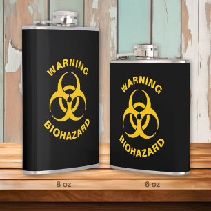 Biohazard Icon Flachmann