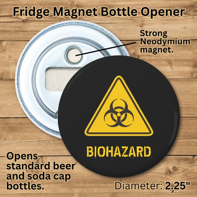 Biohazard Icon Flaschenöffner (Von Creator hochgeladen)