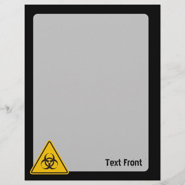 Biohazard Icon Flyer (Vorne)