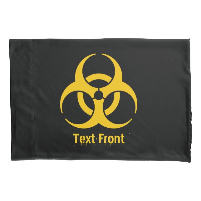 Biohazard Icon Kissenbezug (Vorderseite)