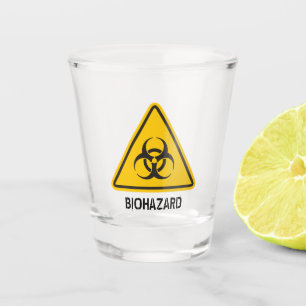 Biohazard Icon Schnapsglas