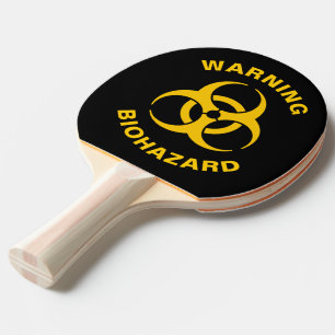 Biohazard Icon Tischtennis Schläger