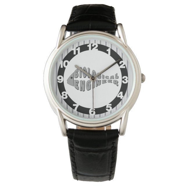 Bioingenieur Graufisch Armbanduhr (Vorderseite)