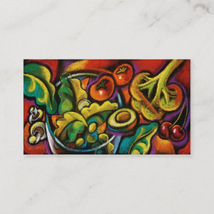 Biokostsalat-Kunst-Visitenkarten Visitenkarte