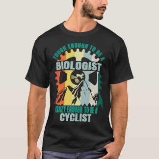Biologe Biker Design T-Shirt