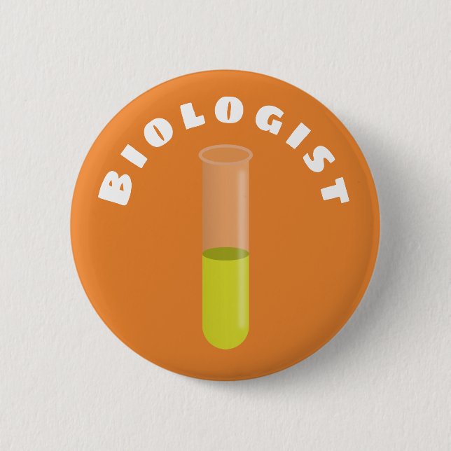 Biologe Button (Vorderseite)