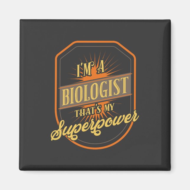 Biologe Magnet (Vorne)