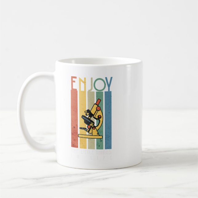 Biologe Microscope Laboratory Funny Biology Pun Kaffeetasse (Links)