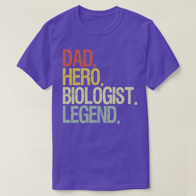 Biologe Papa Classic TShirt (Design vorne)