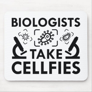 Biologen nehmen Zellaten Mousepad
