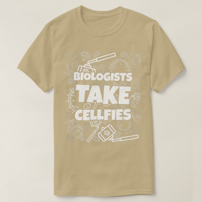 Biologen nehmen Zellfunny Microscopy Geschenk T-Shirt (Design vorne)