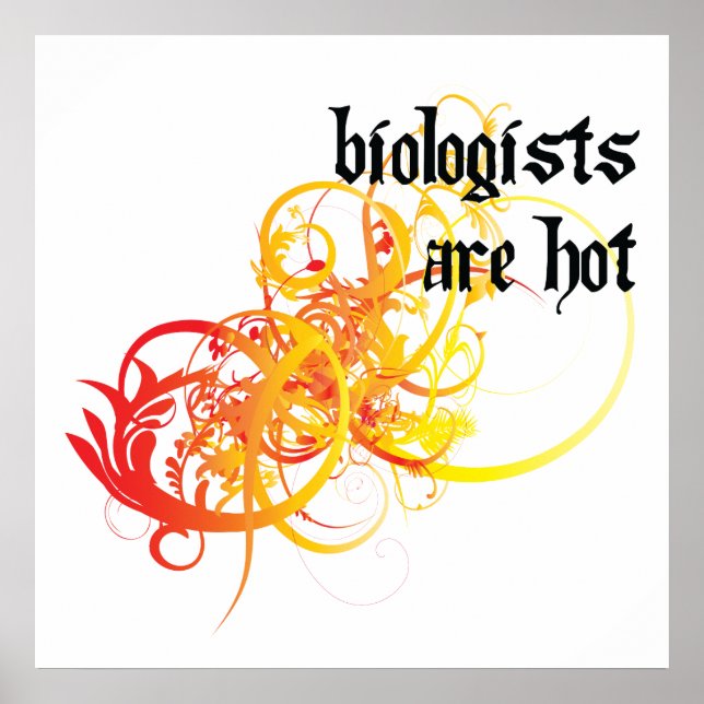 Biologen sind heiß poster (Vorne)