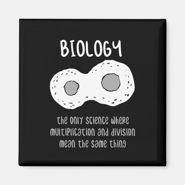 Biologie - Biologie - das einzige Geschenk der Wis Magnet (Vorne)