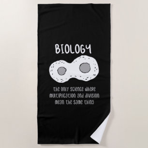 Biologie - Biologie - das einzige Geschenk der Wis Strandtuch
