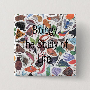 Biologie, Biologie die Studie des Lebens Button