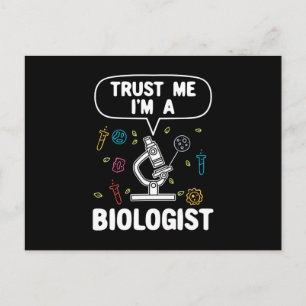 Biologie-Biologin-Geschenk Postkarte
