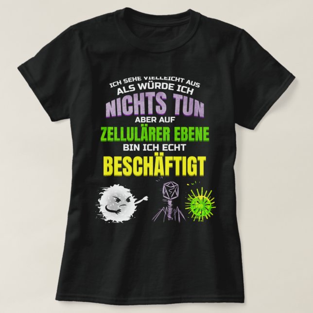 Biologie Design Funny für Biologe Student Research T-Shirt (Design vorne)