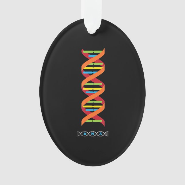 Biologie DNA Molekül Lehrergene Ornament (Vorderseite)